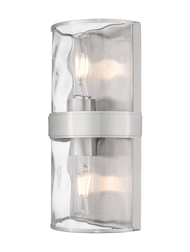 Meridian Two Light Wall Sconce Brushed Nickel