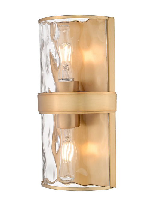 Z-Lite - 3053-2SS-RB - Two Light Wall Sconce - Meridian - Rubbed Brass