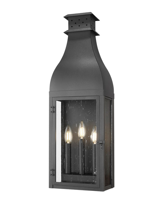 Z-Lite - 5030B-BK - Three Light Outdoor Wall Light - Toulouse - Sand Black