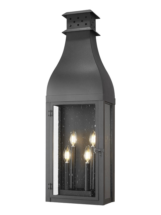 Z-Lite - 5030XL-BK - Four Light Outdoor Wall Light - Toulouse - Sand Black