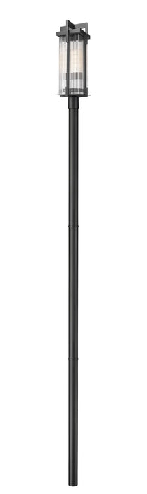 Z-Lite - 5031PHBR-5009P120-BK - Two Light Outdoor Post Mounted Fixture - Fortis - Sand Black