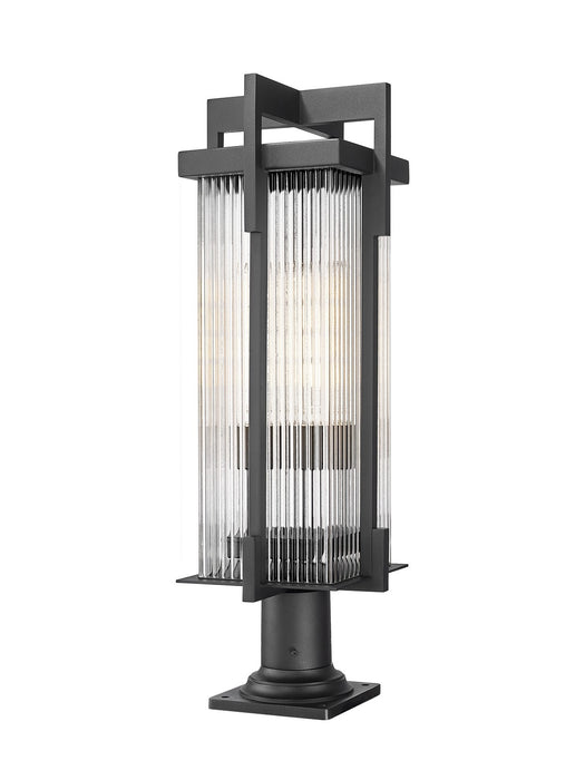 Z-Lite - 5031PHBR-533PM-BK - Two Light Outdoor Pier Mounted Fixture - Fortis - Sand Black