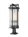 Z-Lite - 5031PHBR-533PM-BK - Two Light Outdoor Pier Mounted Fixture - Fortis - Sand Black