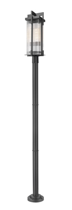Z-Lite - 5031PHBR-567P-BK - Two Light Outdoor Post Mounted Fixture - Fortis - Sand Black