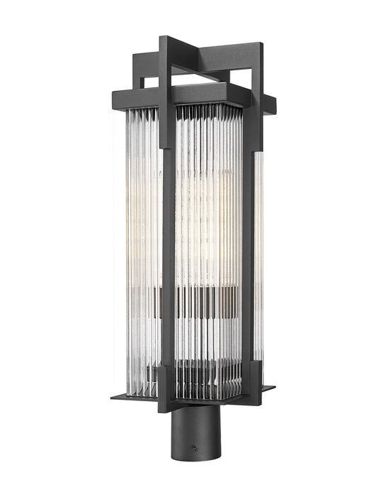 Z-Lite - 5031PHBR-BK - Two Light Outdoor Post Mount Fixture - Fortis - Sand Black