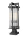 Z-Lite - 5031PHBS-SQPM-BK - Two Light Outdoor Pier Mounted Fixture - Fortis - Sand Black