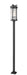 Z-Lite - 5031PHXLS-536P-BK - Three Light Outdoor Post Mounted Fixture - Fortis - Sand Black