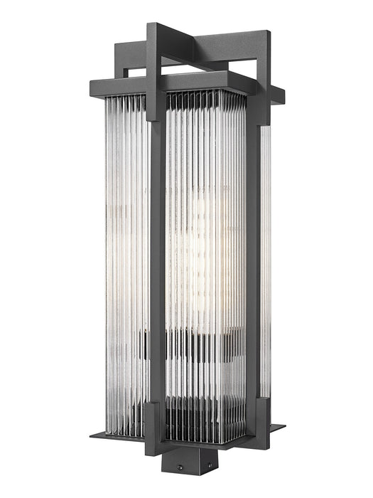 Z-Lite - 5031PHXLS-BK - Three Light Outdoor Post Mount Fixture - Fortis - Sand Black