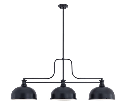 Z-Lite - 725-3MB-D12MB - Three Light Billiard - Melange - Matte Black