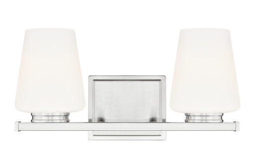 Nextra Two Light Vanity Brushed Nickel
