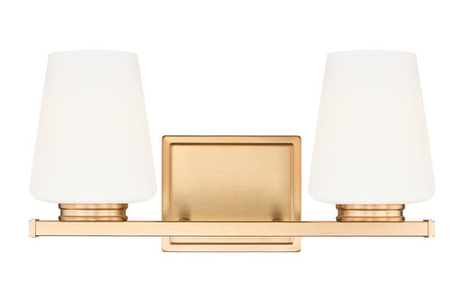 Nextra Two Light Vanity Modern Gold