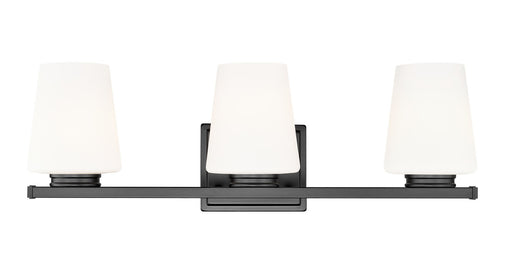 Nextra Three Light Vanity Matte Black