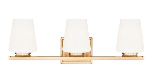 Nextra Three Light Vanity Modern Gold