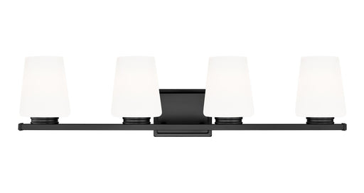 Nextra Four Light Vanity Matte Black