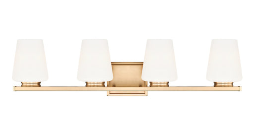 Nextra Four Light Vanity Modern Gold