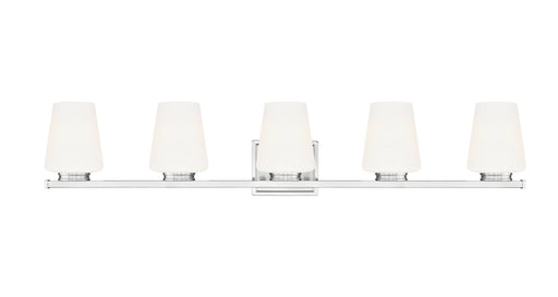 Nextra Five Light Vanity Brushed Nickel