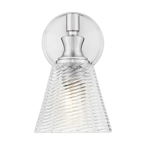 Auden One Light Wall Sconce Brushed Nickel