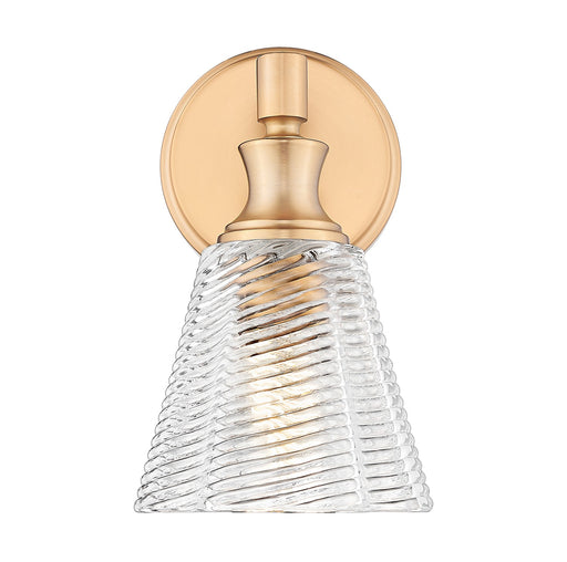 Auden One Light Wall Sconce Modern Gold