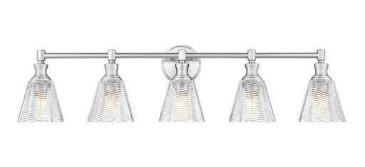 Auden Five Light Vanity Brushed Nickel