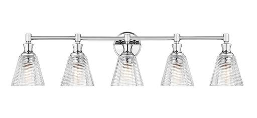 Auden Five Light Vanity Chrome