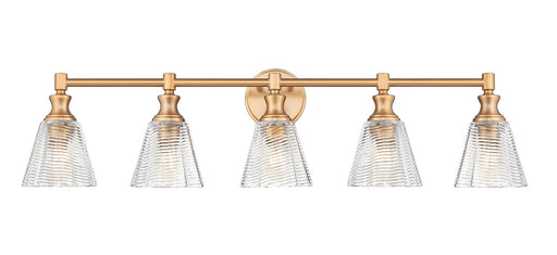 Z-Lite - 7704-5V-MGLD - Five Light Vanity - Auden - Modern Gold