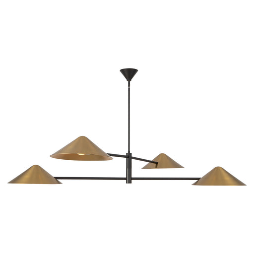 Alora - CH636258BG - Four Light Chandelier - Ashford - Brushed Gold
