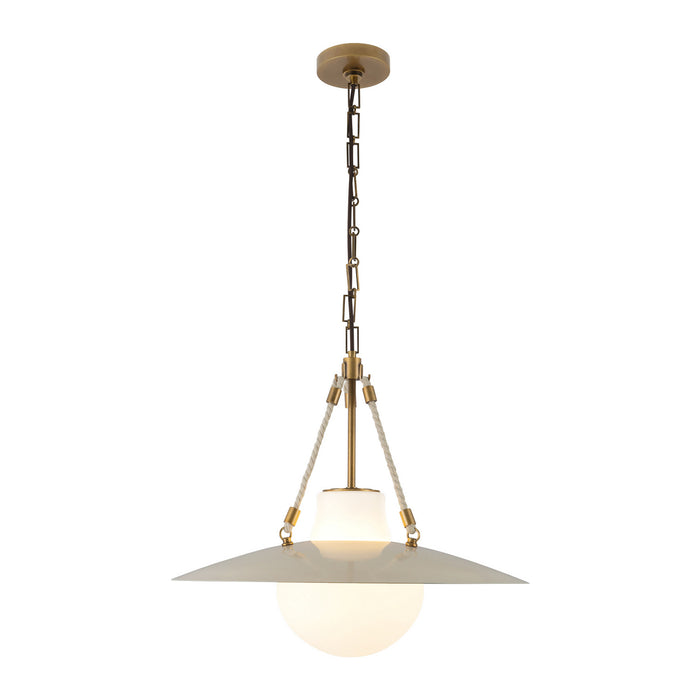 Alora - PD319722PW - One Light Pendant - Waverly - Pearl White