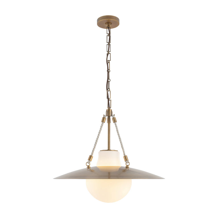 Alora - PD319722VB - One Light Pendant - Waverly - Vintage Brass