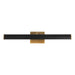 Alora - PL339721VBMB - LED Wall/Picture Light - Gemma - Vintage Brass/Matte Black