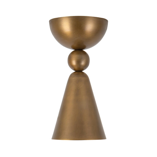 Alora - SF318804VB - One Light Flush Mount - Murphy - Vintage Brass