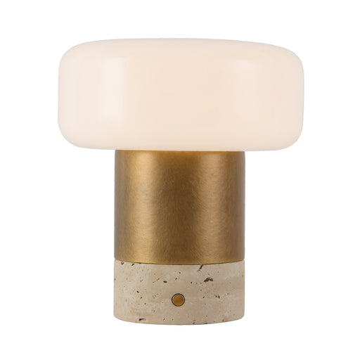 Niko LED Table Lamp Vintage Brass/Opal Matte Glass