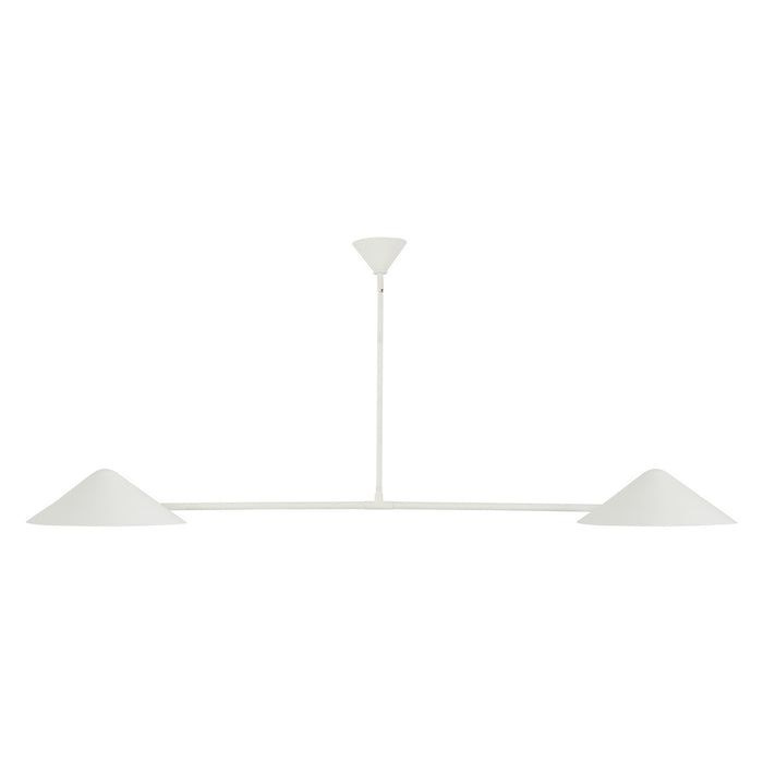 Alora - LP636158AW - Two Light Linear Pendant - Ashford - Antique White