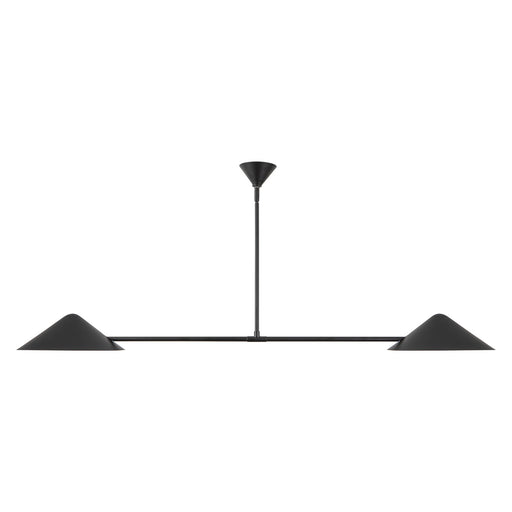 Alora - LP636158MB - Two Light Linear Pendant - Ashford - Matte Black