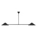 Alora - LP636158MB - Two Light Linear Pendant - Ashford - Matte Black