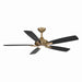 Minka Aire - F1000-BBR/CL - 52" Ceiling Fan - Dyno - Brushed Brass