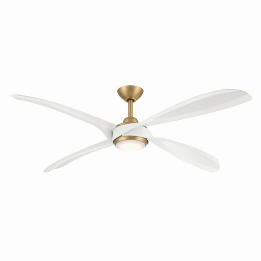 Minka Aire - F698L-LBR/ALW - 60" Ceiling Fan - Mortyn - Legacy Brass