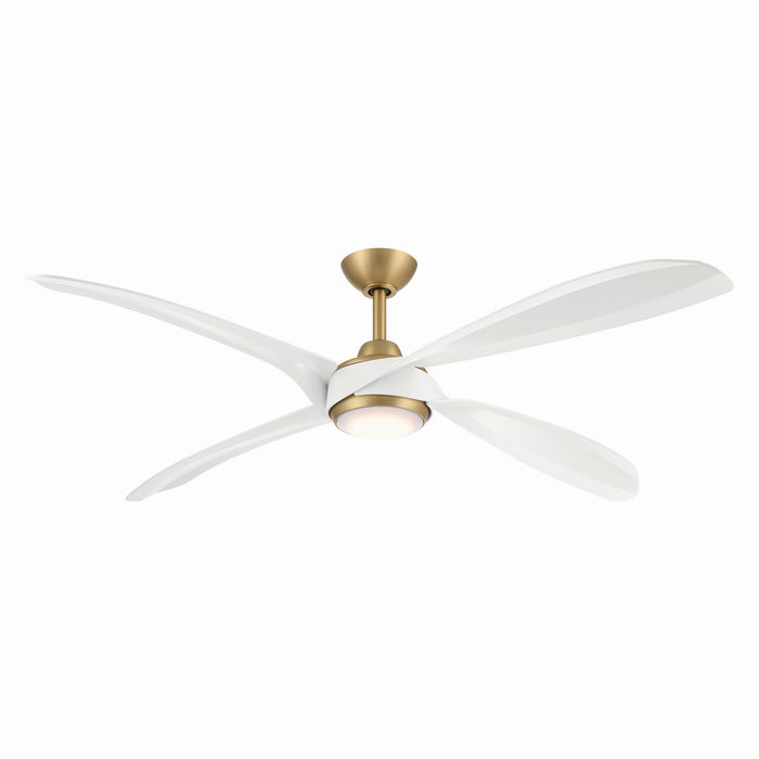 Minka Aire - F698L-LBR/ALW - 60" Ceiling Fan - Mortyn - Legacy Brass