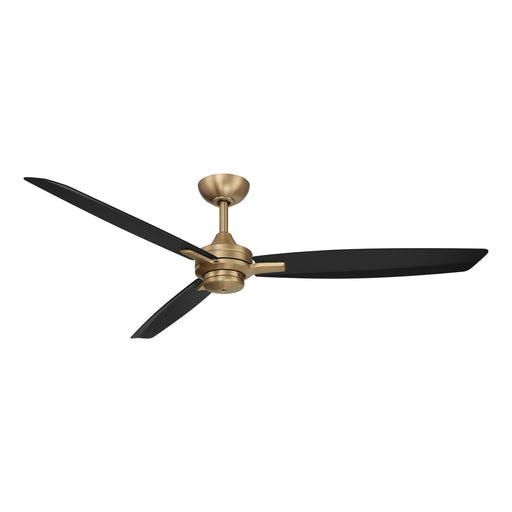 Minka Aire - F728-BBR/CL - 60" Ceiling Fan - Rudolph - Brushed Brass