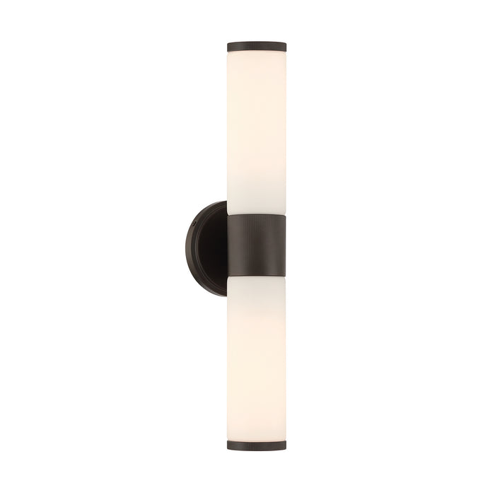 Minka-Lavery - 12062-860 - Two Light Wall Sconce - Voltelle - Dark Bronze