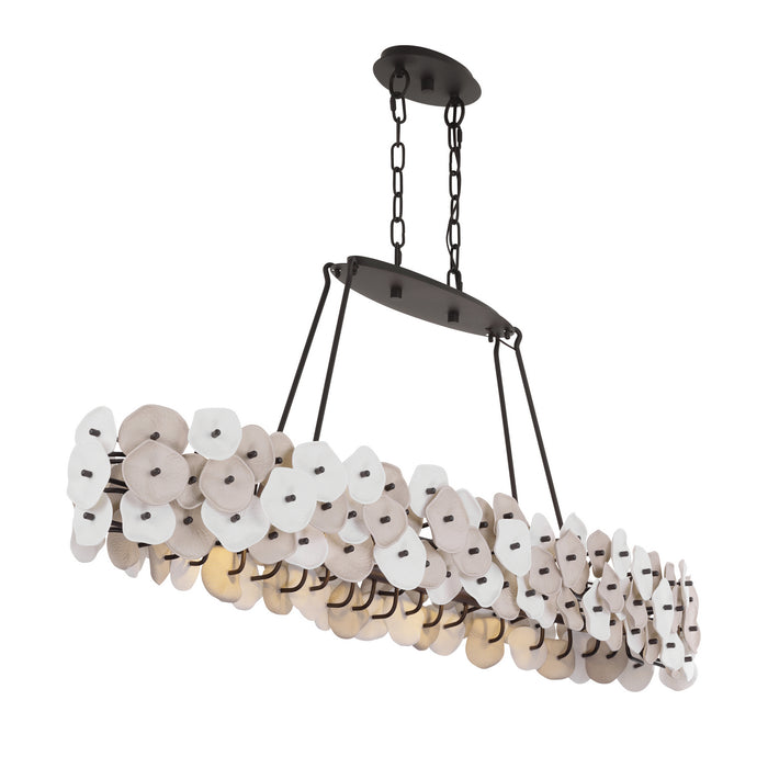Metropolitan - N1526-860 - Four Light Linear Chandelier - Ravelin - Dark Bronze