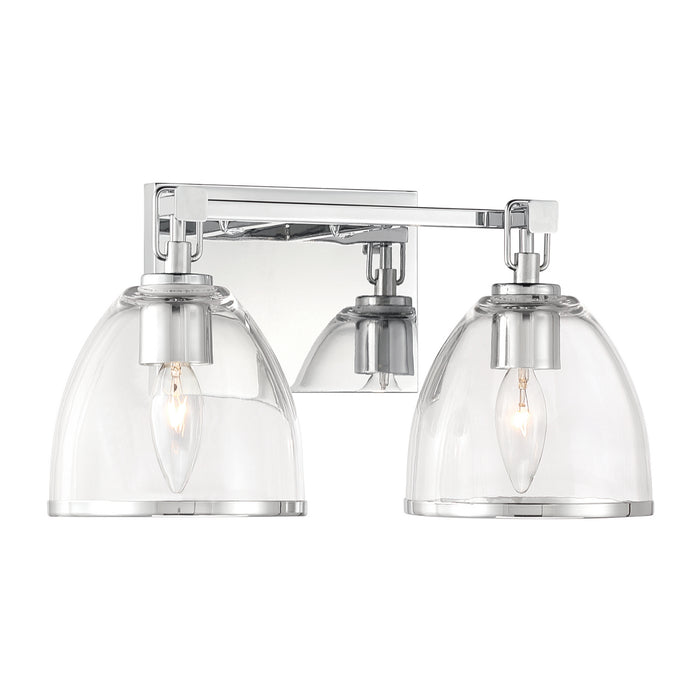 Minka-Lavery - 15022-77 - Two Light Vanity - Wynnfrost - Chrome