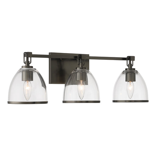 Minka-Lavery - 15023-749 - Three Light Vanity - Wynnfrost - Rustic Gun Metal