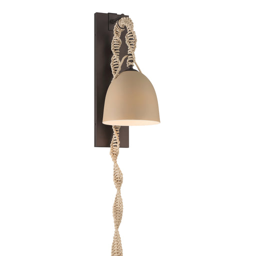 Cordón One Light Wall Sconce Dark Bronze
