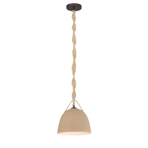 Cordón One Light Pendant Dark Bronze