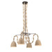 Minka-Lavery - 16066-860 - Four Light Pendant - Cordón - Dark Bronze