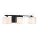 Minka-Lavery - 2063-899 - Three Light Vanity - Seville - Dark Matte Black