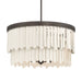 Minka-Lavery - 2079-860 - Nine Light Pendant - Briscade - Dark Bronze