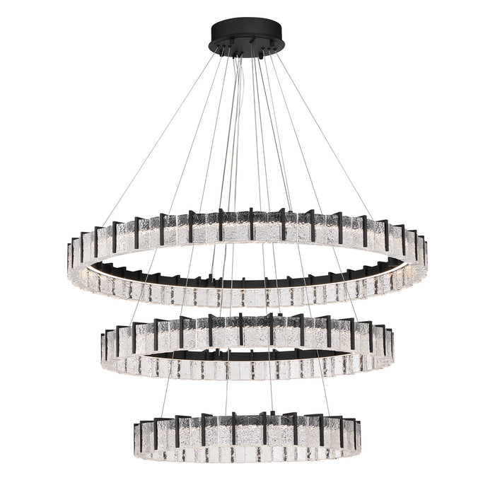 Minka-Lavery - 2410-899-L - LED Chandelier - Sevryn - Dark Matte Black