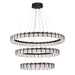 Minka-Lavery - 2410-899-L - LED Chandelier - Sevryn - Dark Matte Black