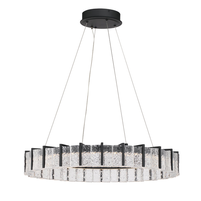 Minka-Lavery - 2415-899-L - LED Pendant - Sevryn - Dark Matte Black